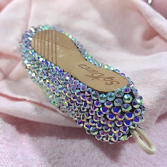 Princess Aurora Pavé Crystal Mini Pointe Shoe Ornament. Ballerina Gift—New - Picture 5 of 9